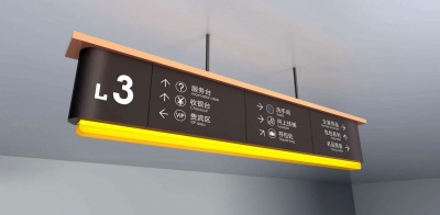 阛阓导视灯箱