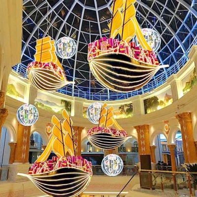 海盗船停业装潢