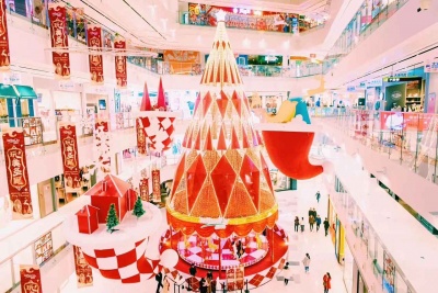 贸易圣诞装潢