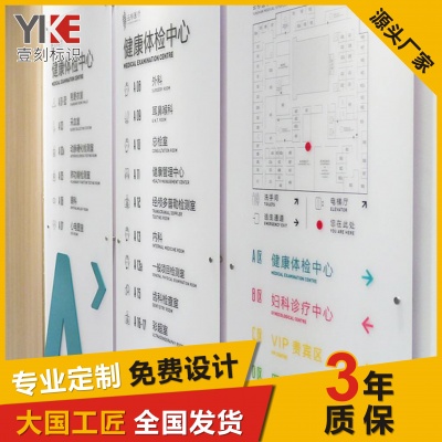 病院导视牌