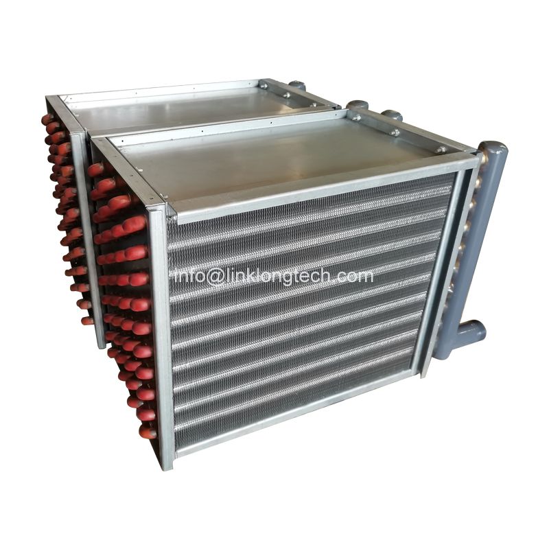 Copper Tube Aluminum Fin Air Cooler Heat Interchanger