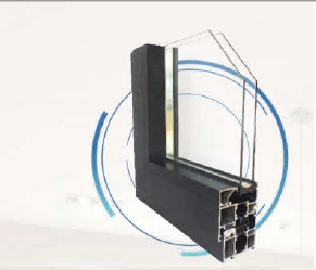 Thermal Break Aluminium Profile Glass Tilt Turn Window For Better Heat