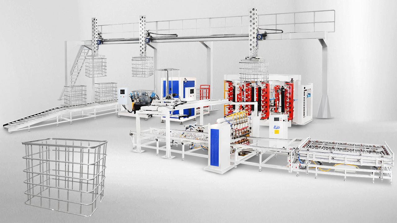 IBC吨桶框架自动焊接生产线