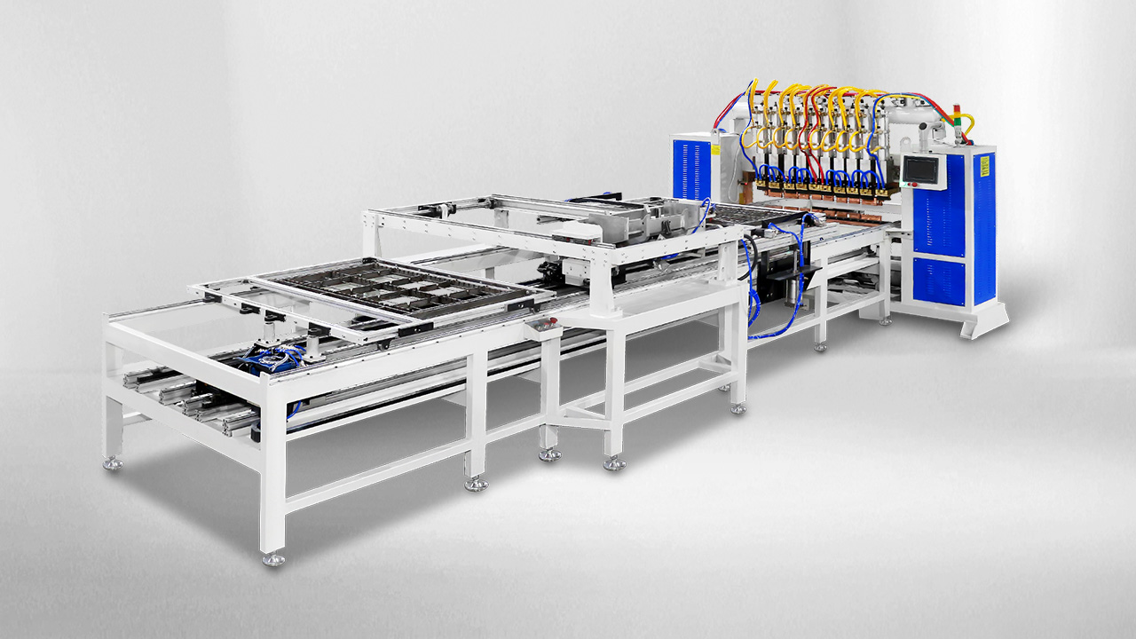 网片自动布线龙门式多头排焊机