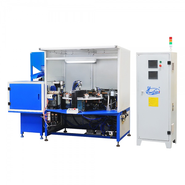 汽车发念头碳刷与支架总成自动旋转焊机