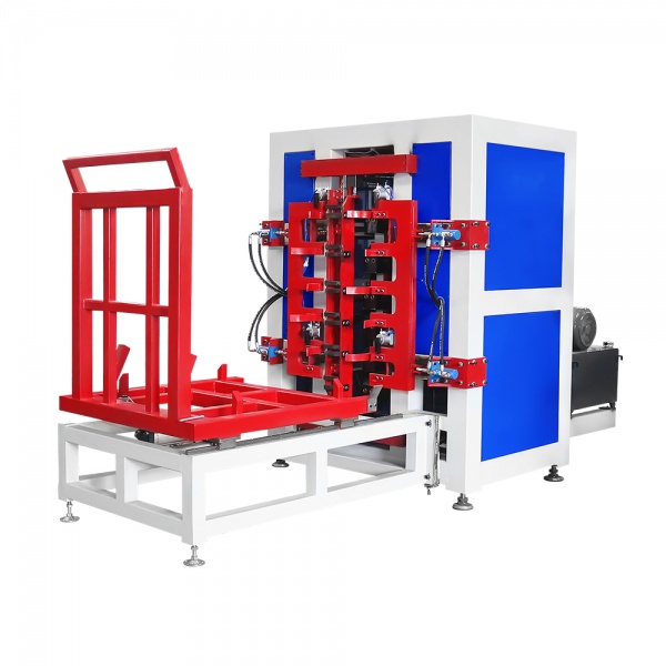 吨桶框架自动锁扣机