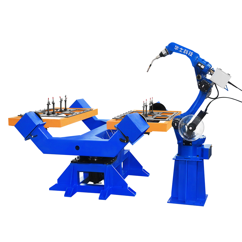 钢支持叉焊接机械人事情站