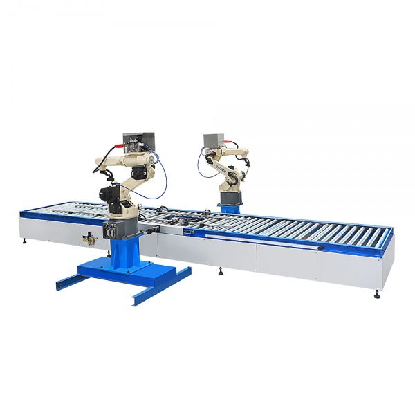 钣金氩弧焊机械人地轨事情站