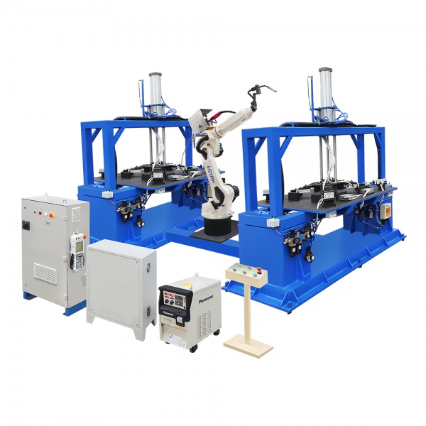 金属井盖焊接机械人事情站