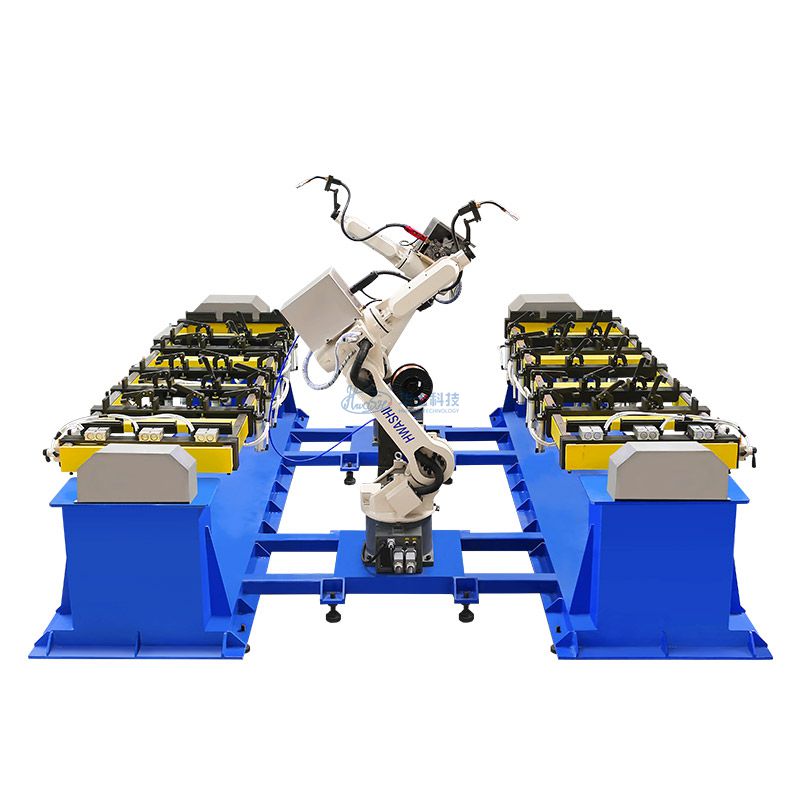 货架横梁焊接机械人事情站