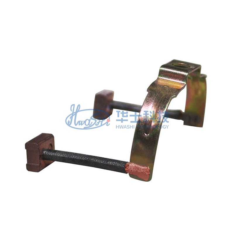 汽车发念头碳刷与支架总成自动旋转焊机