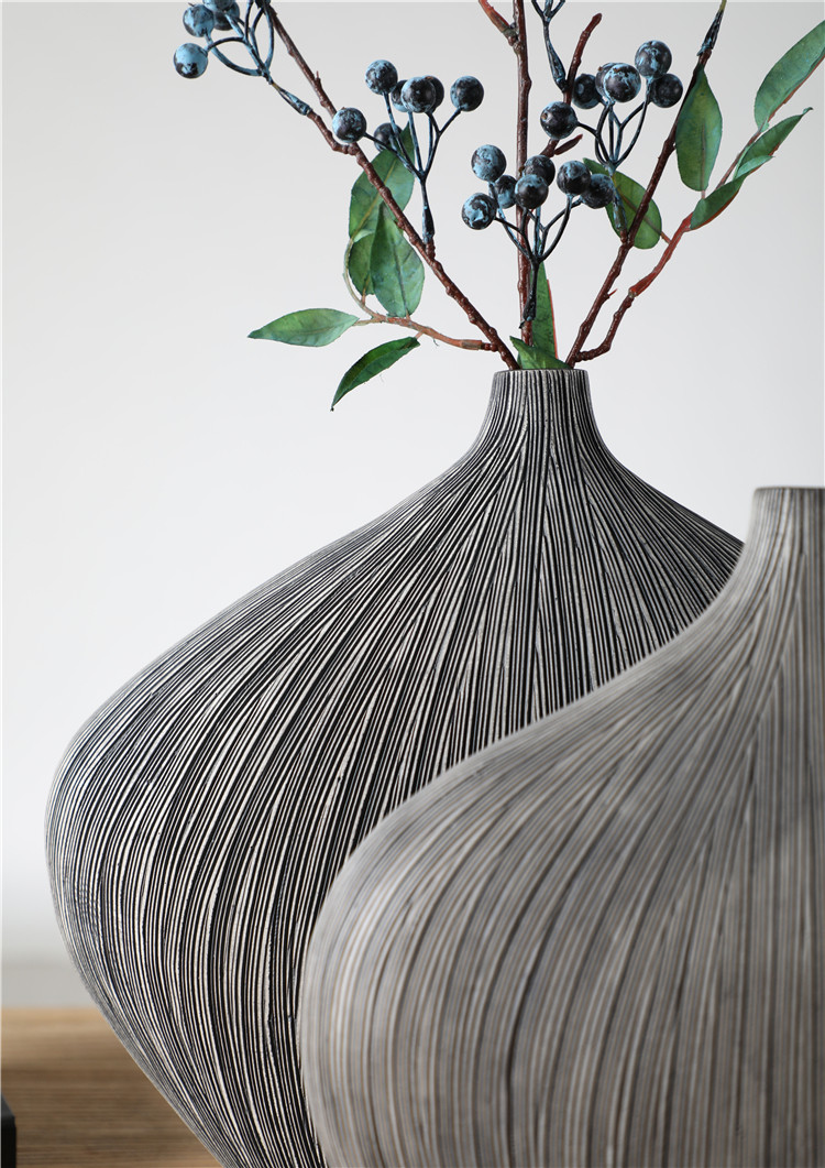 Hot Sale Home Decoration Modern Table Resin Flower Vase