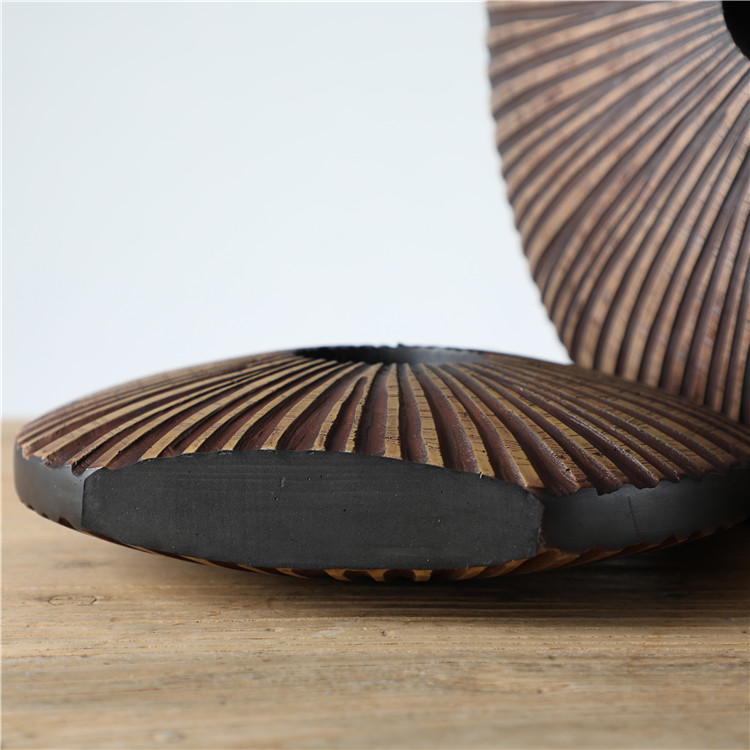 Original decor abstract home decoration handmade nordic resin flower vase for home office decor