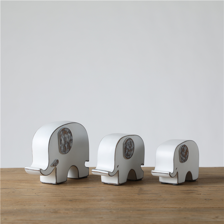 Wholesale White elephant Statue Resin Craft Home Decoration