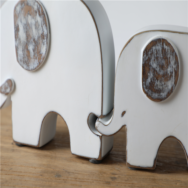 Wholesale White elephant Statue Resin Craft Home Decoration
