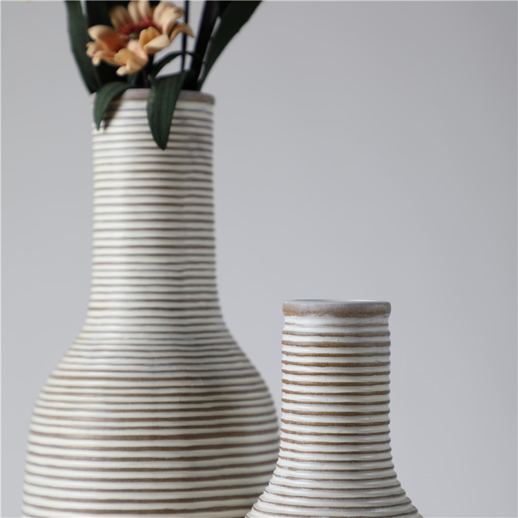 European style round small flower vases desktop decor flower vase for home decor