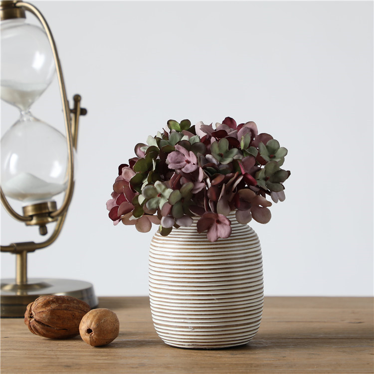 European style round small flower vases desktop decor flower vase for home decor