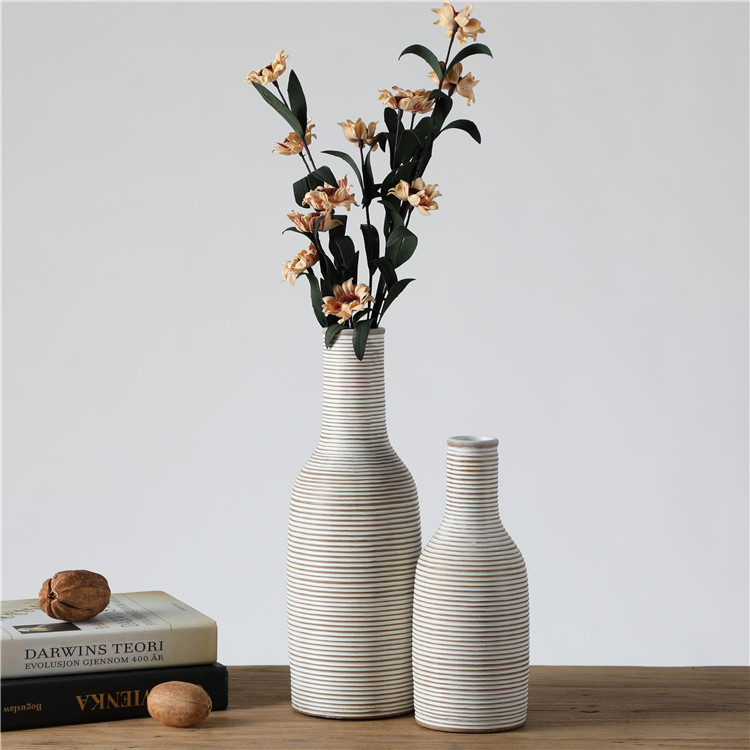 European style round small flower vases desktop decor flower vase for home decor