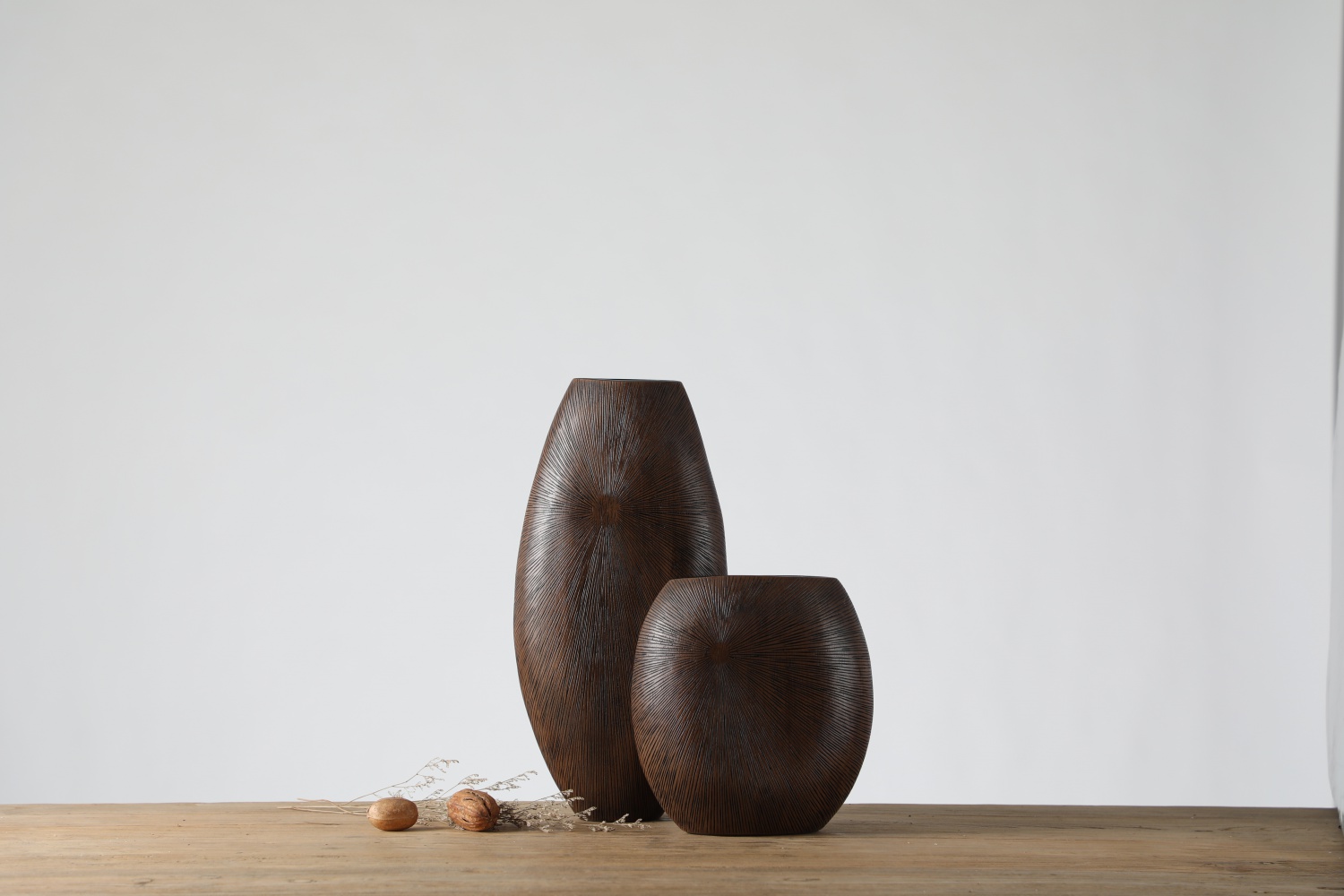 Wholesale Home Decorative Carved Flower vase For Entryway
