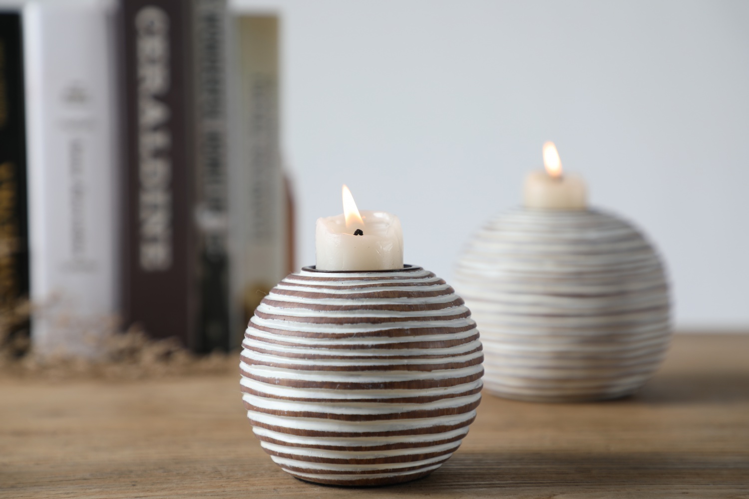 Hot selling luxury tealight candle holder home decoration with candle holder tray