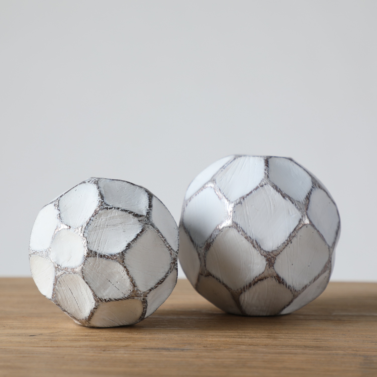 Elegant Home Decor Craft Balls And Tray Homemade Ornaments For Living Room