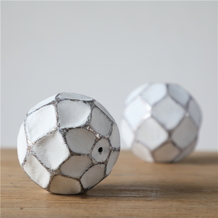 Elegant Home Decor Craft Balls And Tray Homemade Ornaments For Living Room