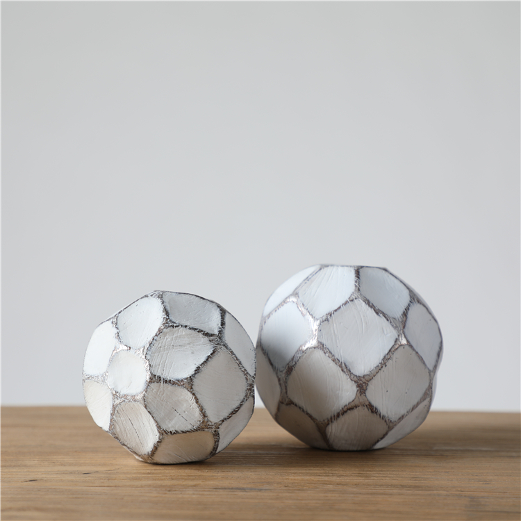 Elegant Home Decor Craft Balls And Tray Homemade Ornaments For Living Room