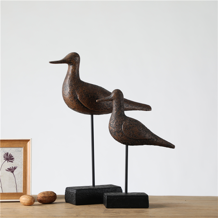 Wholesale most popular ornament bird shaped craft for home decoration