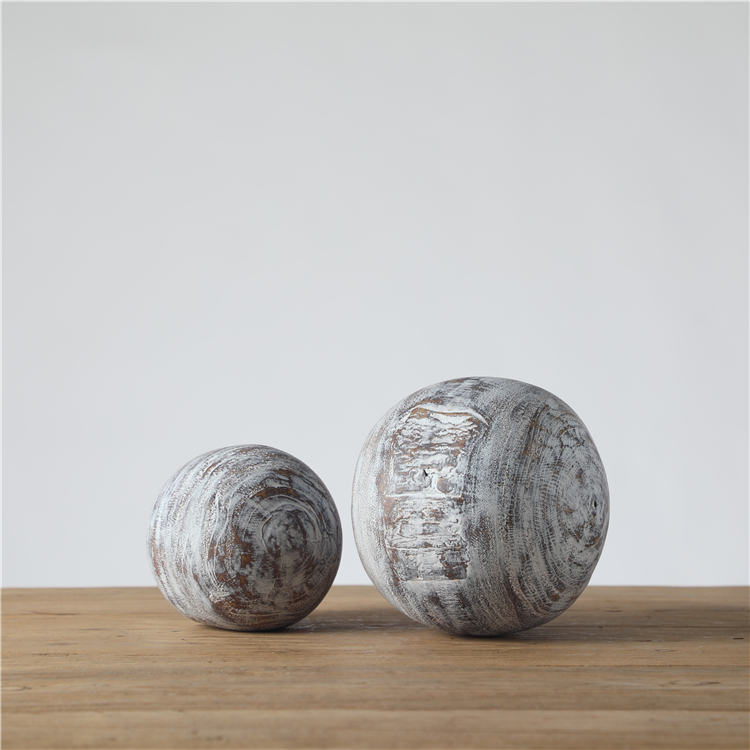 Modern High Quality Ornament Polyresin Ball China Home Decor Wholesale