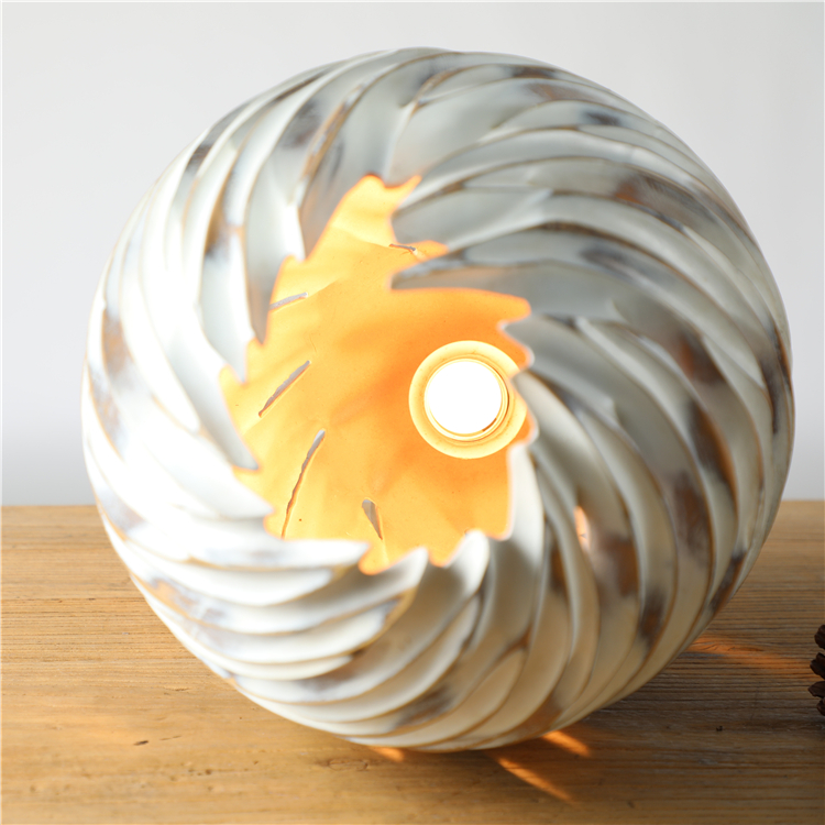 Home study polyresin home hotel decor desk night lamps bedside lamp for home decor