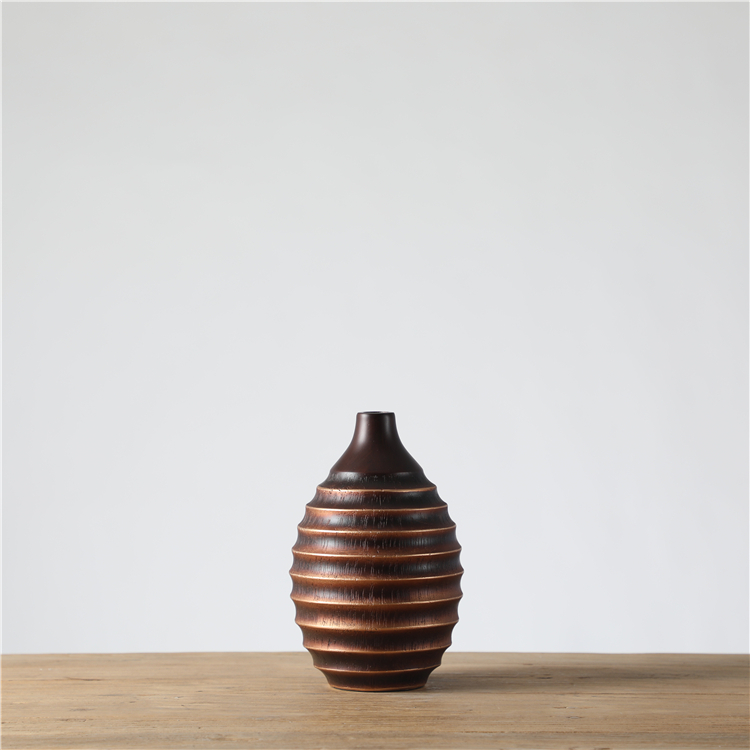 Nordic Ribbed Designer Floor Vases Flower Vase Handmade Designs