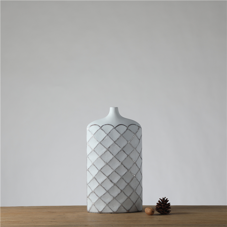 wholesale nordic style white flower arrangement vase for decor