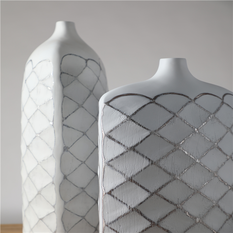 wholesale nordic style white flower arrangement vase for decor