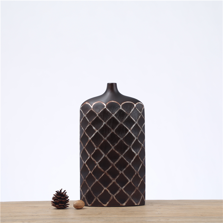 Wholesale carved luxury decoration flower vases for decor