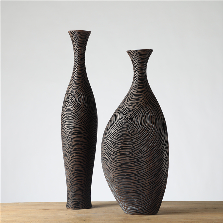 Wholesale New China Europe Style Durable Tall Polyresin Floor Home Vase