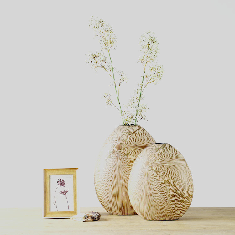 New Design Decorative Antique Polyresin Cheap Table Modern Flower Vase