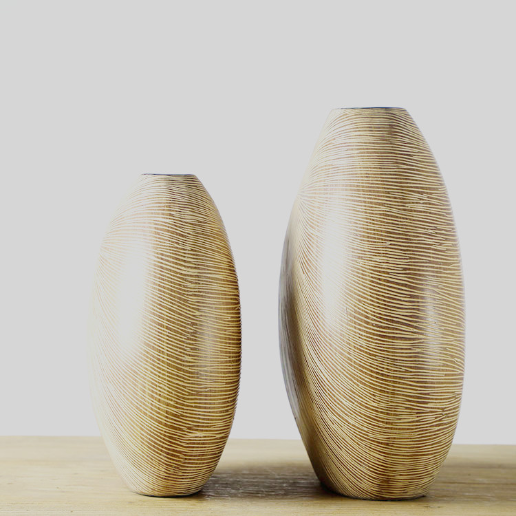 New Design Decorative Antique Polyresin Cheap Table Modern Flower Vase