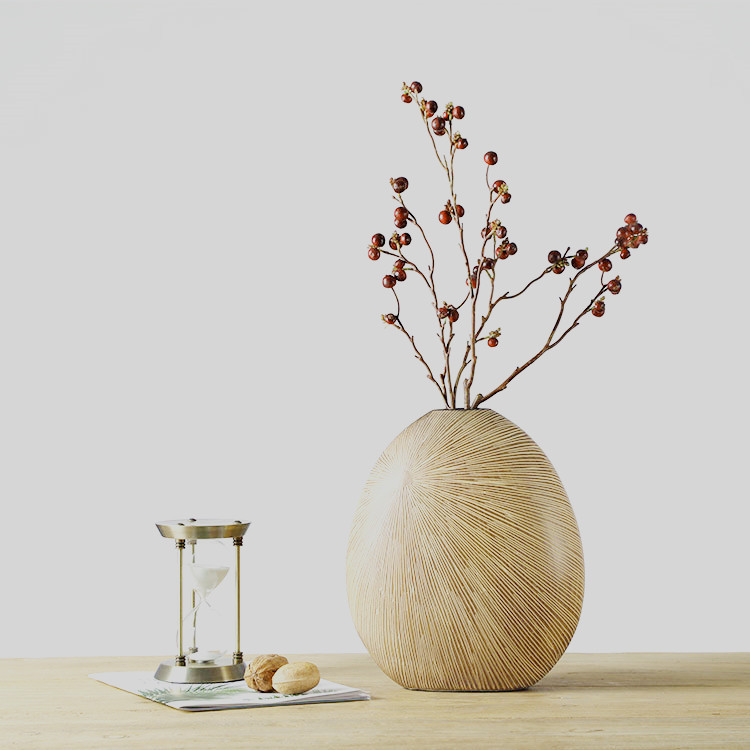 New Design Decorative Antique Polyresin Cheap Table Modern Flower Vase