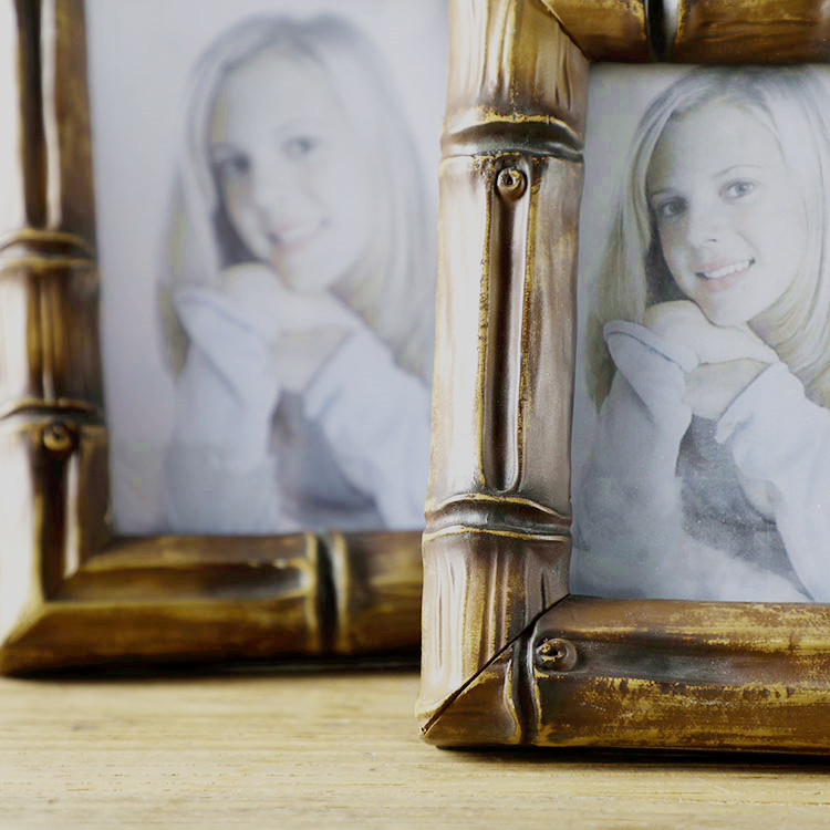 American style Eco-friendly Decorative Crafts Wholesale Custom Resin Photo Frame