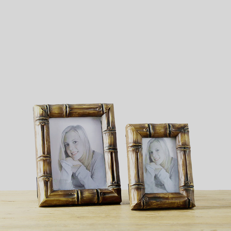 American style Eco-friendly Decorative Crafts Wholesale Custom Resin Photo Frame