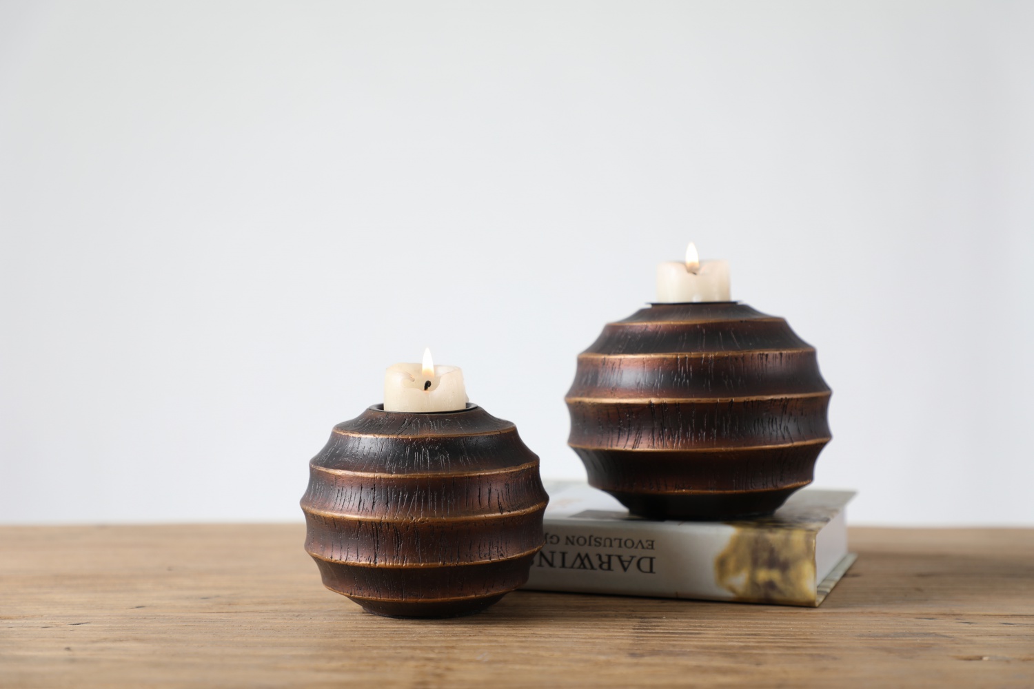 Home Decoration Candle Stick Resin Craft Candle Hold Ornament Candle Holder For Gift