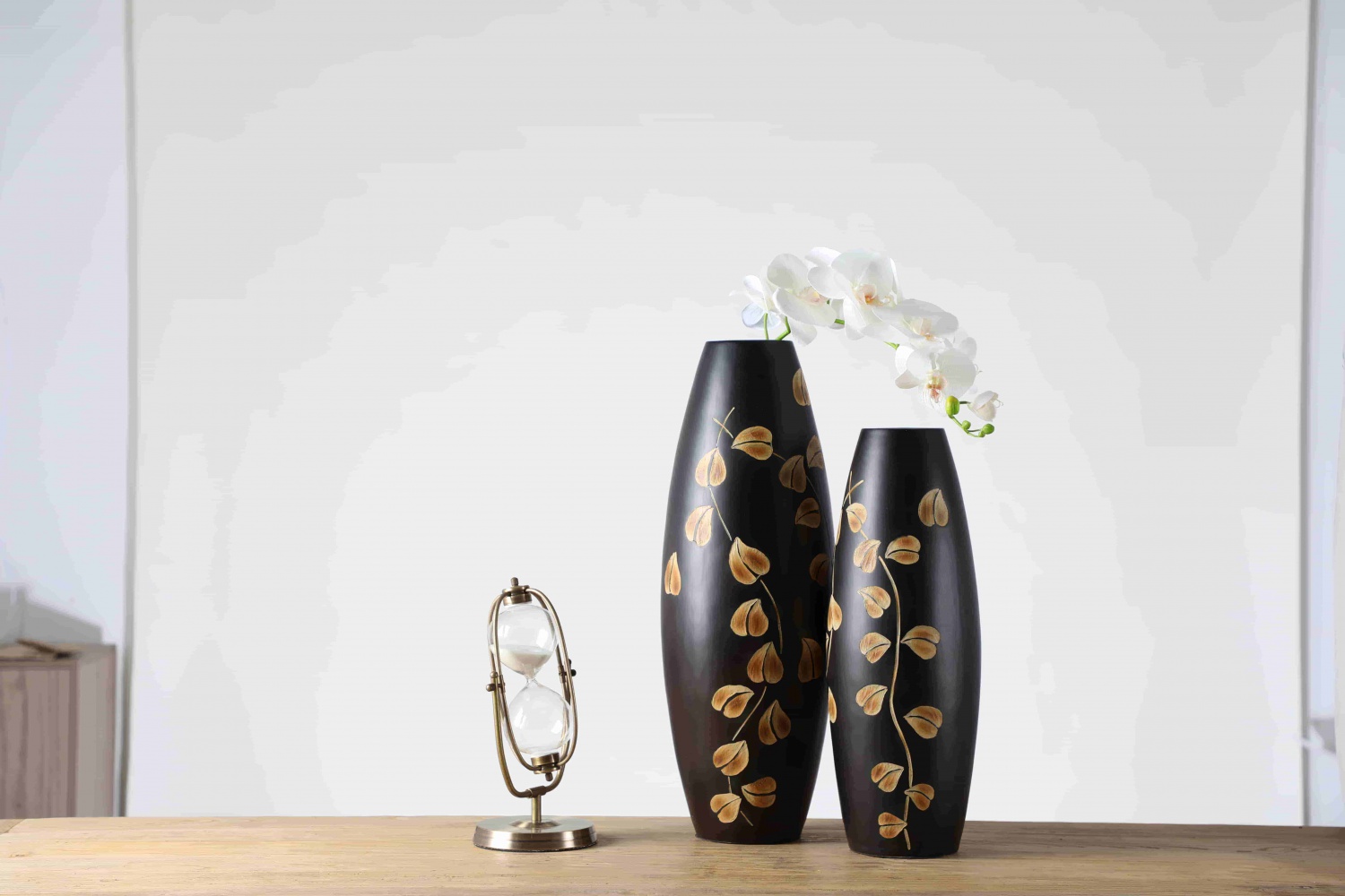 Promotional factory unique modern Straight Resin Flower Vase