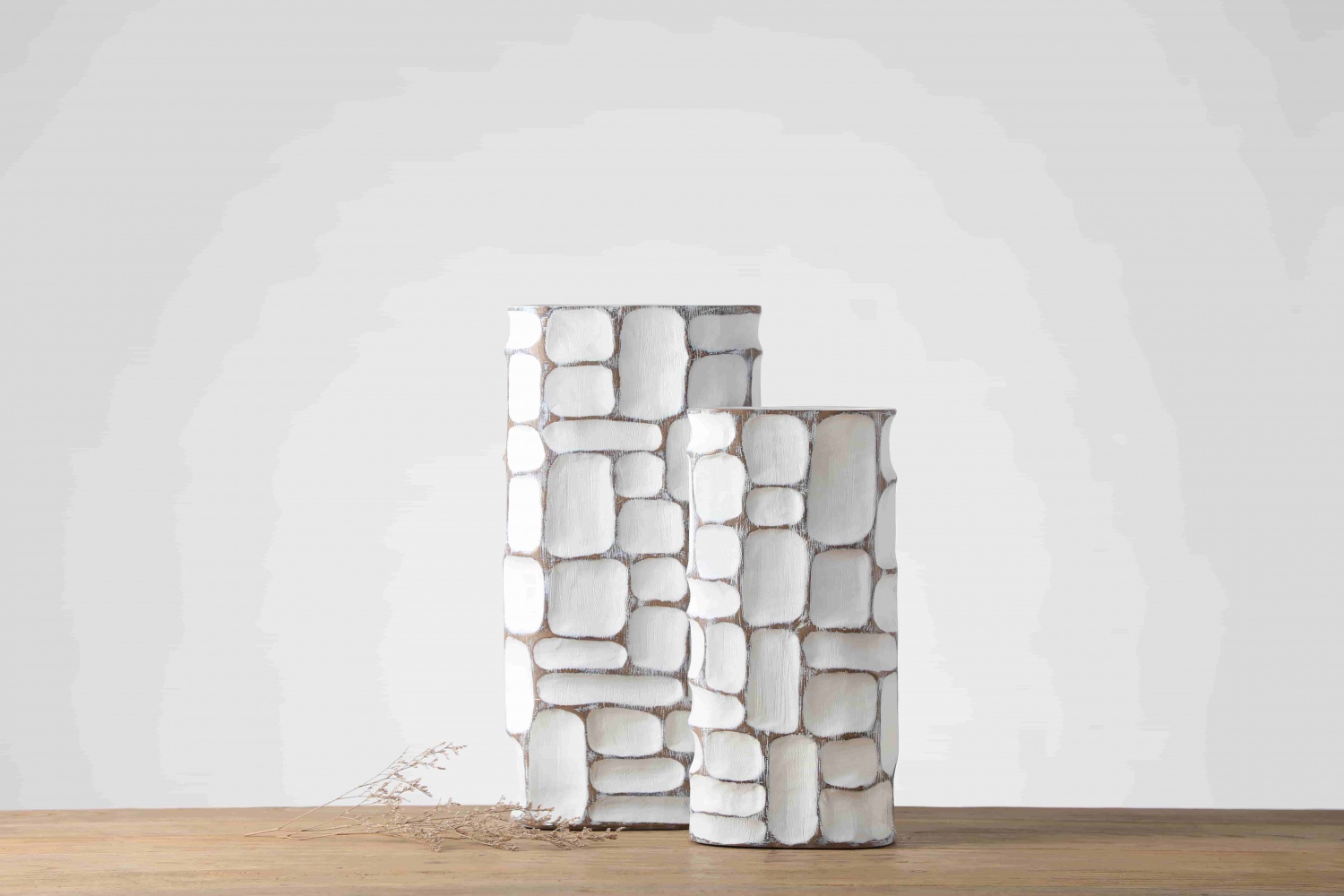 Wholesale Nordic Handmade White Vase Home Wedding Centerpiece White Floreros Flower Vase For Home Decor