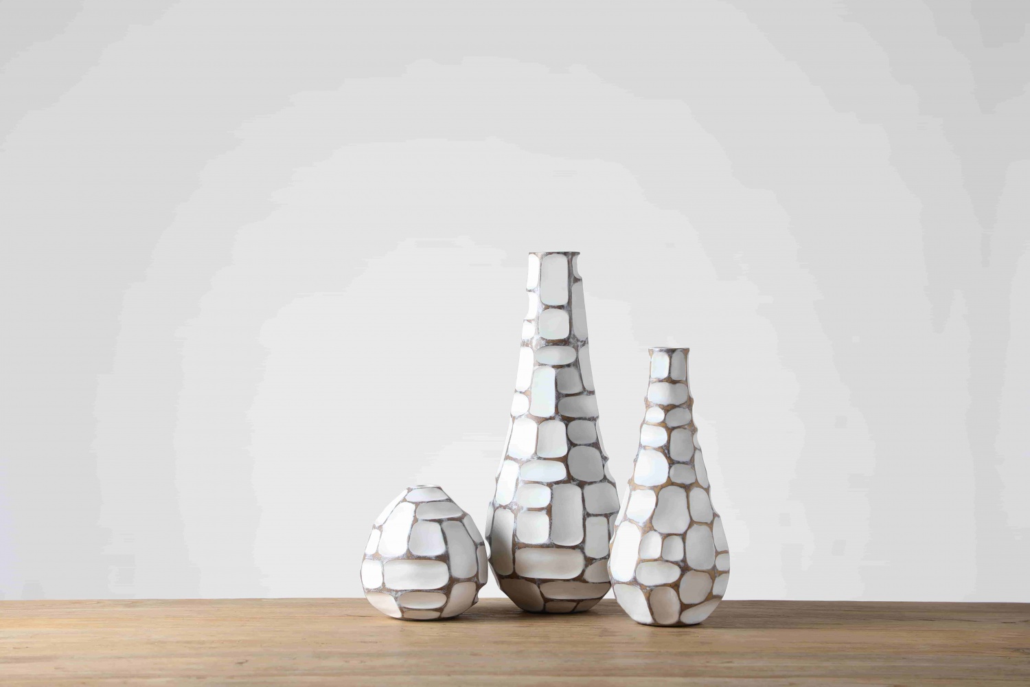 Exquisite Hand-made Resin Vases Wedding Artwork White Table Vase Luxury Flower Vase For Home Table Decor
