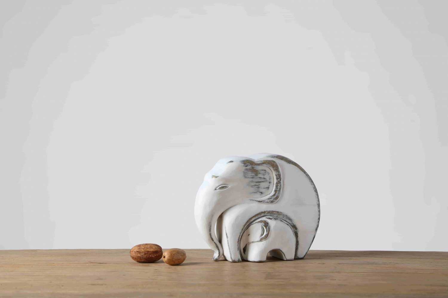 Home Interiors Resin Family Ornaments Craft Decoration Elephant Statues