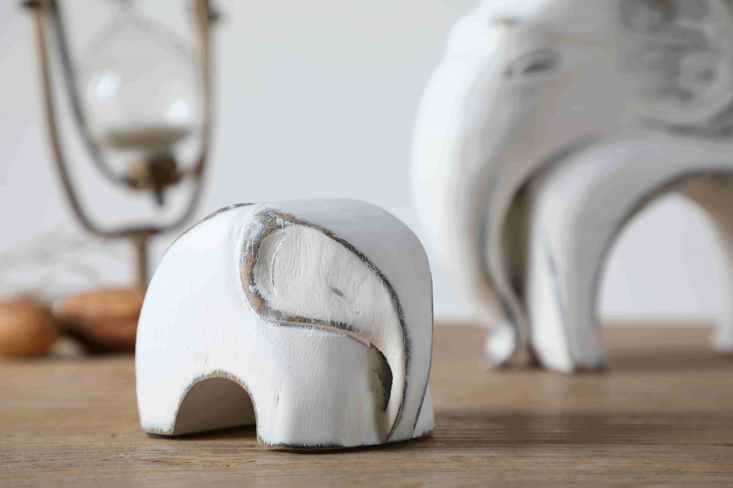 Home Interiors Resin Family Ornaments Craft Decoration Elephant Statues
