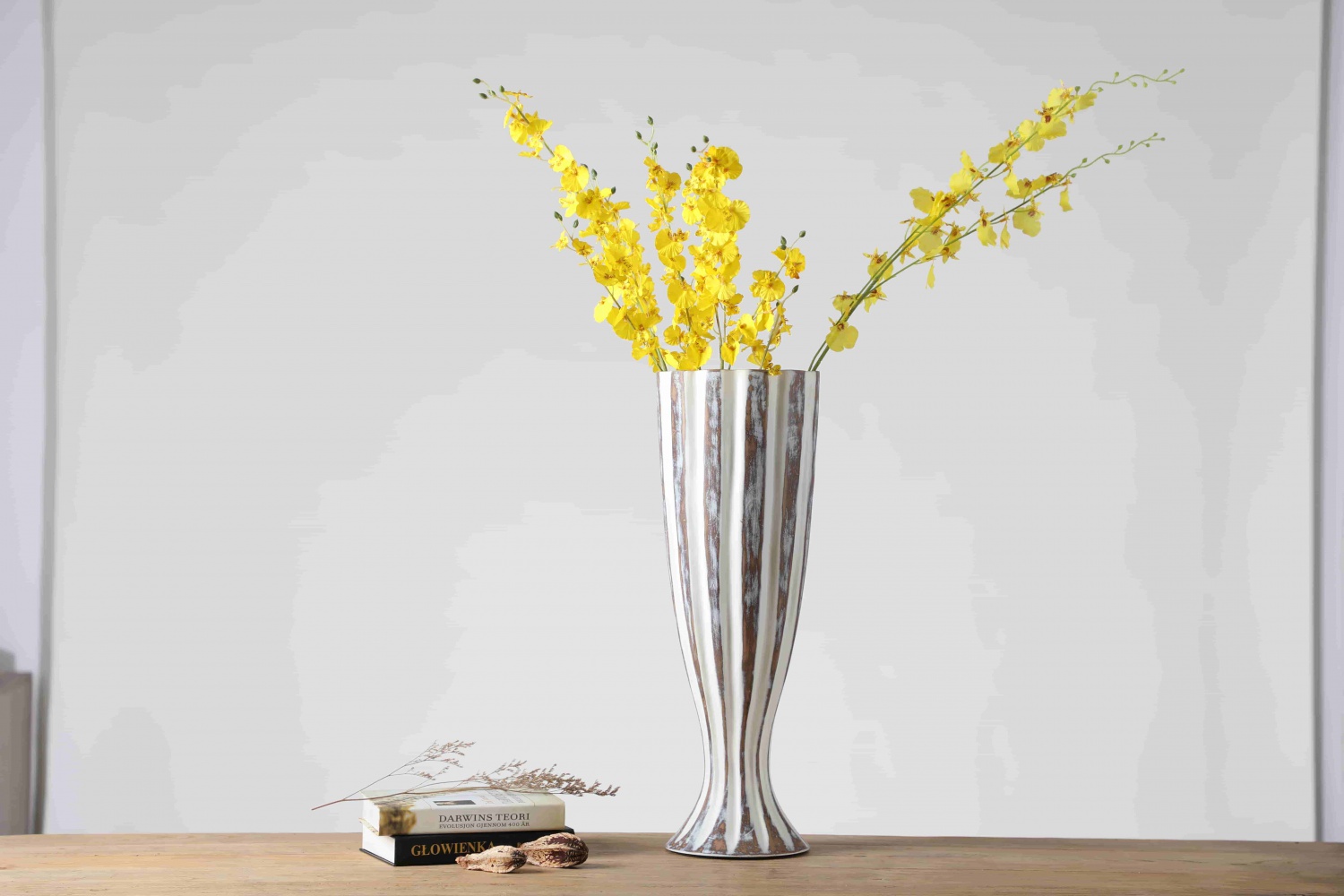Creative handmade resin vases tall vase set nordic home decor flower vases