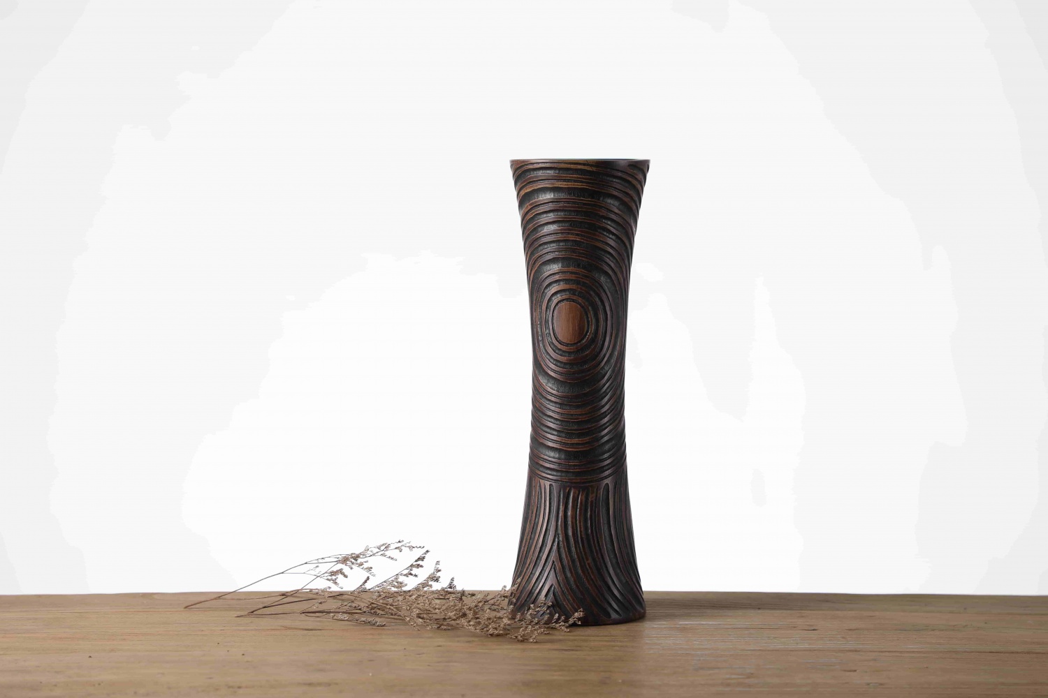New Arrival Home Decorative Carved Vase Resin Floor Vase Rustic Home Decorations Vase