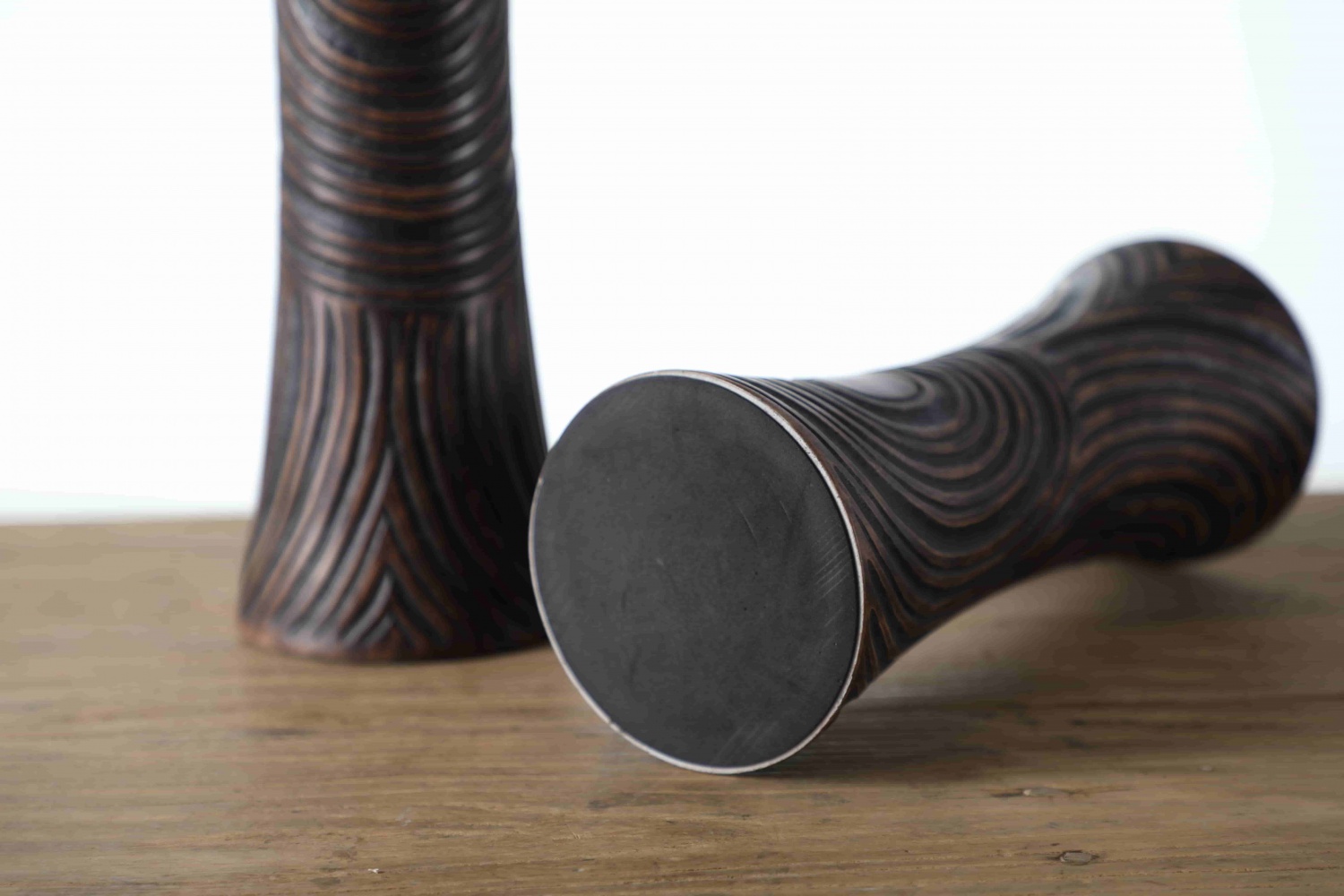 New Arrival Home Decorative Carved Vase Resin Floor Vase Rustic Home Decorations Vase