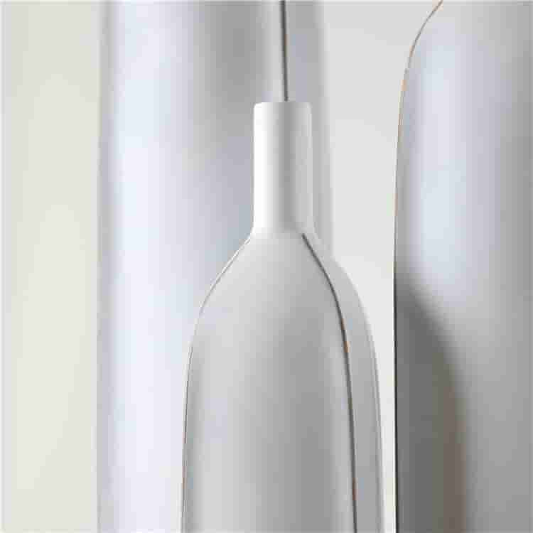 Popular home corner exquisite europe style vases elegant white resin flower vase home decoration